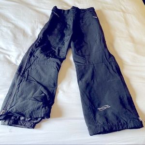 Obermeyer Kids Boys Girls Snow Ski Pants Black Size Medium 8 Juniors